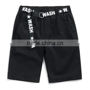 Custom Men Drop Crotch Sweat Shorts 100% Cotton Shorts Pants thumbnail-1