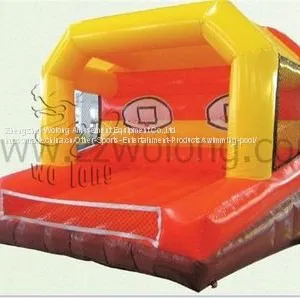 Yellow and Red Inflatable Castle for Children thumbnail-1