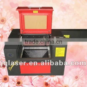 JQ 4030 MINI Name Tags Laser Enrgaving Machine thumbnail-1