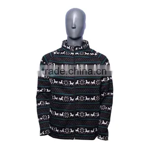2016 Oem Service High Quality Style 100% Polyester Printing Men Polar Fleece Jacket thumbnail-1