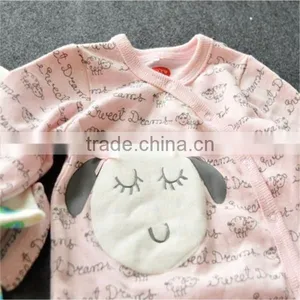 Organic Cotton Baby Custom Printed Bodysuits White Of Good Quality thumbnail-5