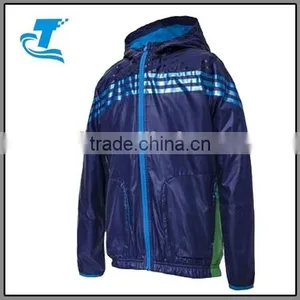 New Style Spring Boy Kids Sports Jacket With Hood thumbnail-2