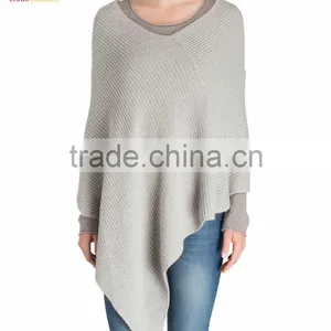 Ribbed Formal Cashmere Wrap Shawls for Women thumbnail-2