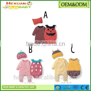 Fashion Long-sleeved Romper Cottone Jumpsuit Climbing Clothes Baby thumbnail-1