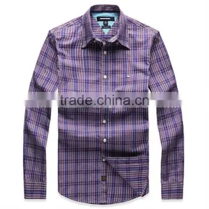 2013 Mens Fashion Casual Plaid Shirts/Clothing Shirt Manufacturers thumbnail-1