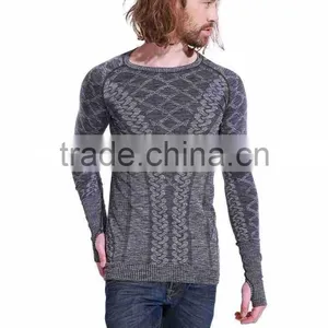 Custom Fleece Embroidery Mens Seamless Splicing Cotton Candy Clothing Brand thumbnail-4
