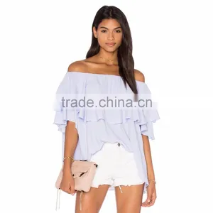 Wholesale xl Size Ladies Fancy Sexy Tops thumbnail-1