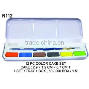 Art Coloring Set(N112) 12 PC COLOR CAKE SET thumbnail-1