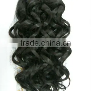 Single Layer Animal Hair for Doll Spiral Mohai Yak Doll Hair Weaves Extension thumbnail-2