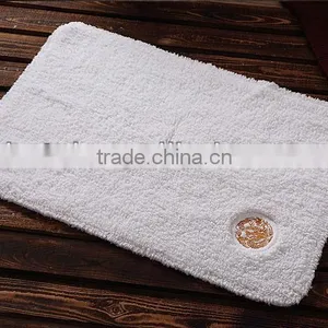 High Quality Hand Tufted Shaggy Mat With Embroired Logo thumbnail-1