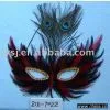 Feather Masks,funny Masks,feather Masks, Fluorescence Masks,festival Masks,masks,velvet Masks,party Mask thumbnail-1