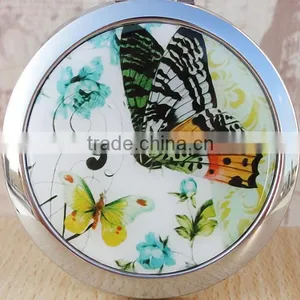 Double-sided Folding/Compact/Pocket/Make Up/Purse/Cosmetic Mirror- Butterfly thumbnail-2