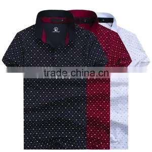 Dot Pattern Polo T-shirt Polo Luggage Custom Design OEM thumbnail-1