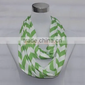 STOCKS Hot in USA Canada Inventory Chevron Greek Key Quatrefoil Infinity Scarf Scarf Fabric Delivery Within 3 Days thumbnail-1