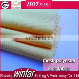 Winfar Textile Knit Fashion Uruguay Bird Eye Polyester Mesh Jersey Fabric thumbnail-1