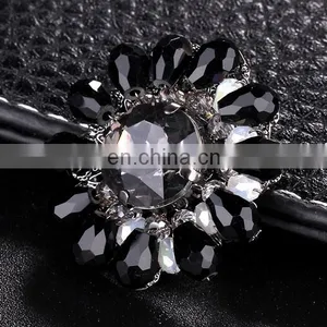 Top Crystal Glass Sparkling Women Brooch Fashion Jewelry 6 Colors Wholesale thumbnail-4