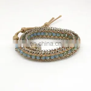 Handmade Bracelet Opalesque Beaded Wrap Bracelet thumbnail-2