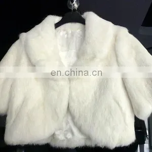 2012 Girl Winter New Fashion Rabbit Fur Mini Coat thumbnail-1