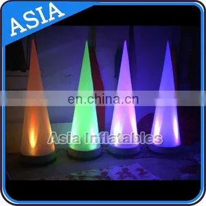 Holiday Decoration Led Tusk For Sale , Inflatable Led Ivory Balloon , Inflatable Curve Cone With Light thumbnail-1