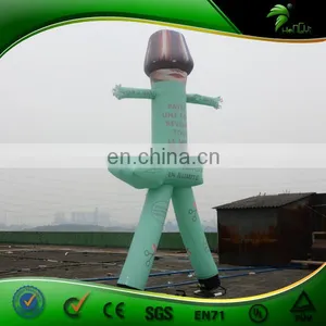 New Design Custom Green Inflatable Air Dancer With Arrow And Logo For Advertising thumbnail-1