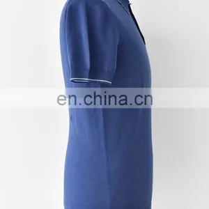 Fashionable Men Knitted Cotton Polo Shirt thumbnail-2