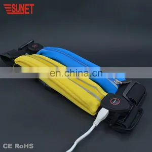 2018 New Arrivals Sports High Quality Outdoor Led Running Waist Belt Bag For Runner thumbnail-6