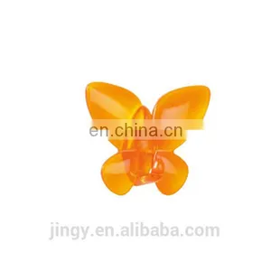 Acrylic Plastic Colorful Butterfly Shaped Decorative Hooks for Hanging thumbnail-1