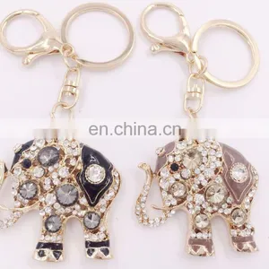 Lovely Elephant Shaped Metal Key Chain thumbnail-6