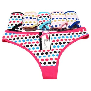 Yun Meng Ni Sexy Underwear Cute Printing Women's Panties Breathable Cotton Thongs For Women thumbnail-5