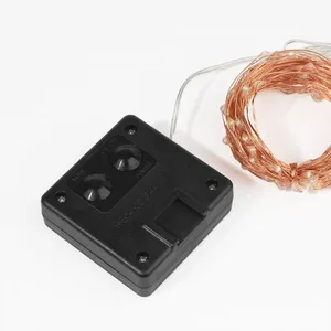 10M 100 LED Solar Fairy String Light Copper Wire String Christmas Light Waterproof Garden Wedding Party Home Decoration thumbnail-5