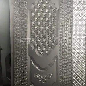 Embossed Metal Door Skins, Door Skin Moulding Wholesale Import Doors Steel Security Door Iran Metal Skin Doors Popular for Indian Market thumbnail-1