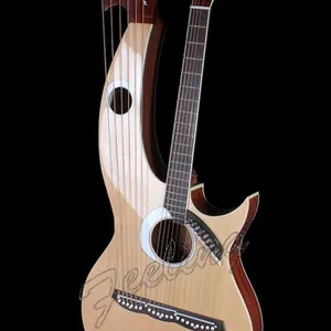 Double Neck Guitar Feeling Harp Guitar FMC-HPEQ thumbnail-3