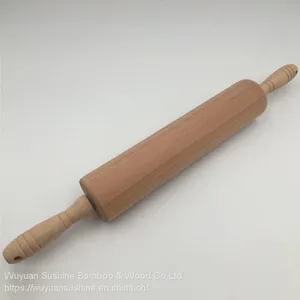 Wooden Rolling Pin,Made of Beech thumbnail-1