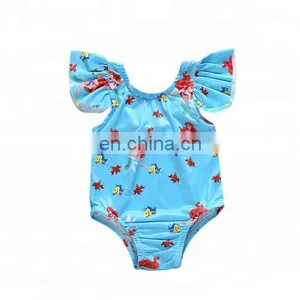 2018 Girls Swimwear Girl SwimSuit Ruffle Rompers for Kids thumbnail-1