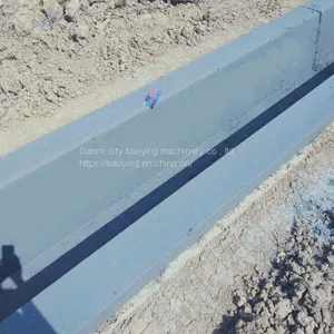 Cast-in-place Channel Forming Machine Highway Side Ditch Channel Sliding Form Machine Self-propelled U-shaped Channel Repairing Machine thumbnail-3
