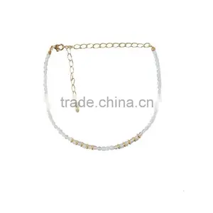DC03-18 2016 Hot Fashion Rope Necklace Natural Stone Bead Necklace thumbnail-4