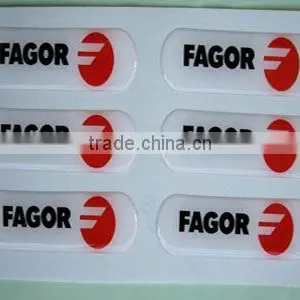 2015 Popular Custom Epoxy Sticker for Sale, High Quality Clear Sticker thumbnail-2