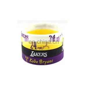 Factory Supply Custom Basketball Silicone Wristband thumbnail-2