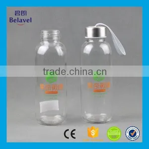 Factory Supply 17oz 500ml Glass Bottle With Cap Glass Sport Water Bottle thumbnail-4