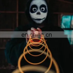 LED Mask App Control Program Full Color Face Changing Mask LED Light Up for Halloween Easter Christmas New Year Party Face Mask thumbnail-3