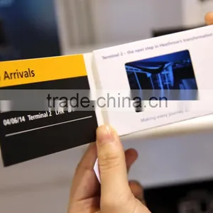 2016 China New Business Gift Paper Crafts Invitation Card 7 Inches Lcd Video Brochure thumbnail-6