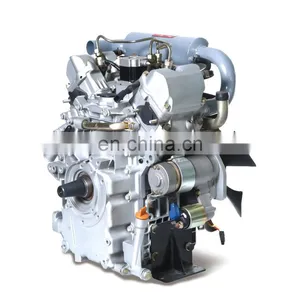 Hot Sale Water Cooled 2 Cylinders 4 Stroke SCDC Diesel Engine EV80 Machines Engine thumbnail-1