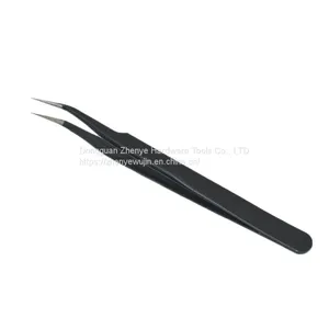 Curved Tip ST-17, ESD-17, Grafted Eyelashes, Bird's Nest Hair Picking Bell, Stainless Steel Anti-static Tweezers thumbnail-2