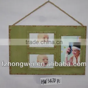 HONGWEI Antiquate Green Wooden Picture Frame & Photo Frame&Rahmen&Home Decoration &Photo Frame Gifts & Crafts thumbnail-1