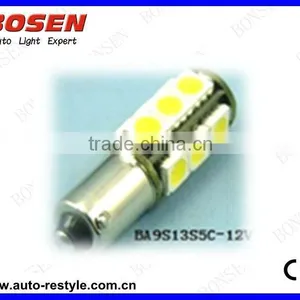 Non-Polarity/Black PCB Canbus LED Lamps BA9S-13SMD-5050-CB thumbnail-1