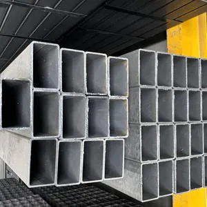 Customized Wholesale Galvanized Welded Pipe 2x4 S355 S275JR ERW Square Rectangular Steel Hollow Section Tube Pipe thumbnail-1