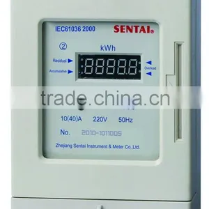 Single Phase Prepayment Energy Meter DDSY833 thumbnail-1