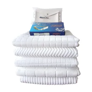 Custom Arab Muslim Men Ihram Ehram Ahram Hajj Umrah Dress Adult 2 Piece Towel Prayer thumbnail-2