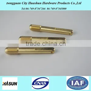 Precision CNC Turning Machined Brass Shaft,CNC Turning Parts,Customized Shaft Forged Parts thumbnail-2