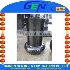 Black Granite Flower Vase thumbnail-1